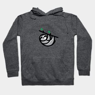 minimalist sloth design Hoodie